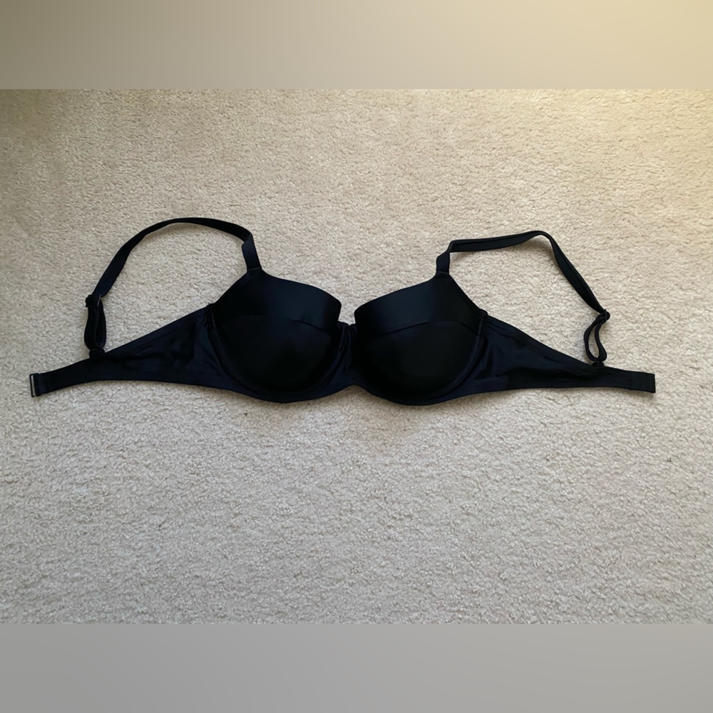 (NWT) Aerie push-up black bathing suit top